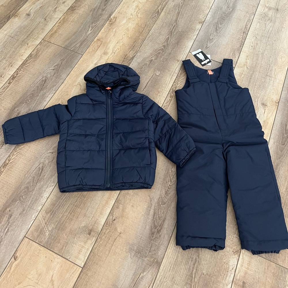 Toddler snow suit & puffer coat